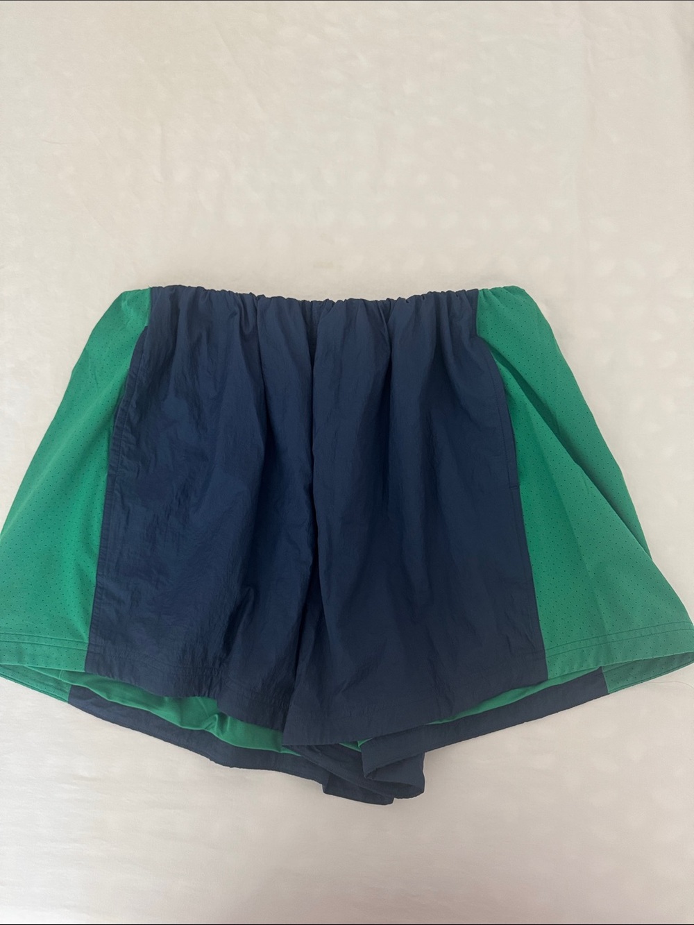 lululemon athletica Navy and Green Running Shorts